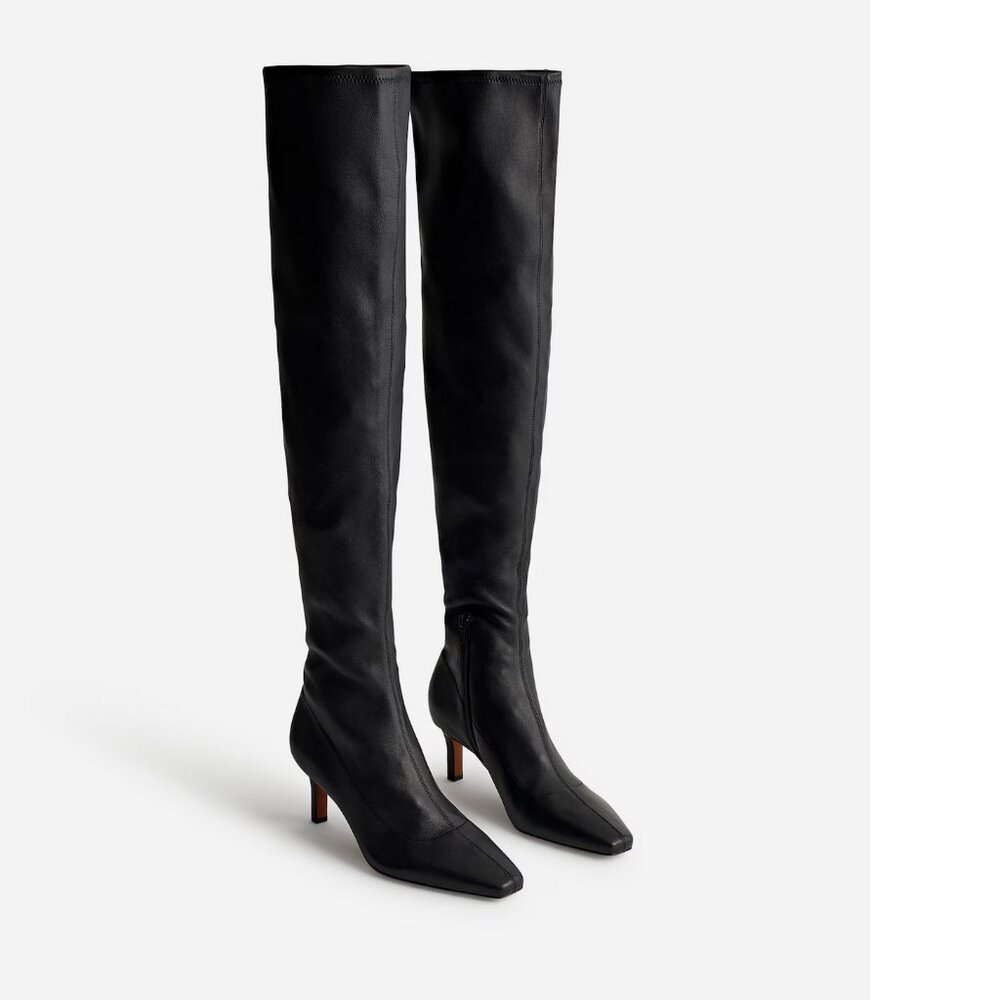 Madewell Black Dimes over-the-knee boot